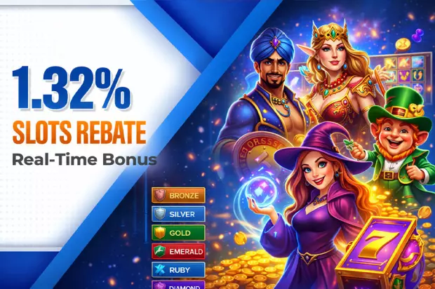 1.32% Real-Time Slot Rebate